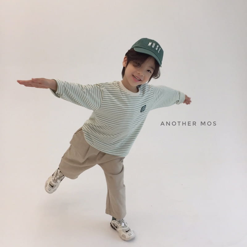 MOS BEBE - Korean Children Fashion - #Kfashion4kids - Happy Stripes Tee - 3