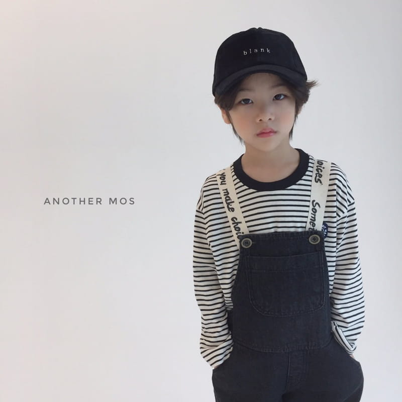MOS BEBE - Korean Children Fashion - #Kfashion4kids - Happy Stripes Tee - 4