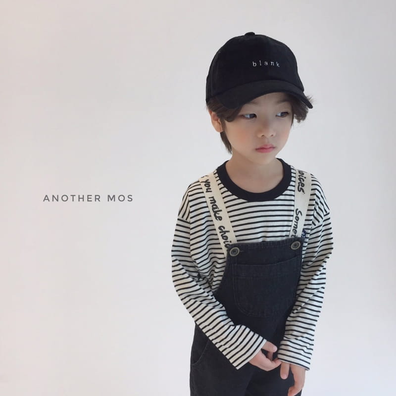 MOS BEBE - Korean Children Fashion - #Kfashion4kids - Happy Stripes Tee - 6