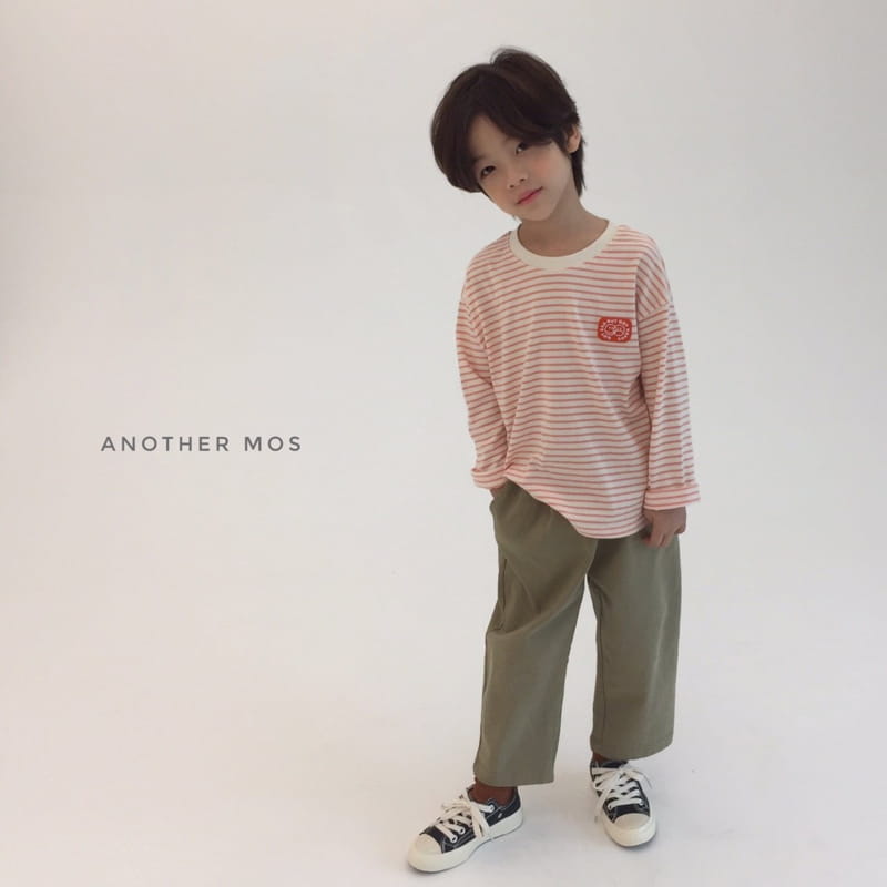MOS BEBE - Korean Children Fashion - #Kfashion4kids - Happy Stripes Tee - 7