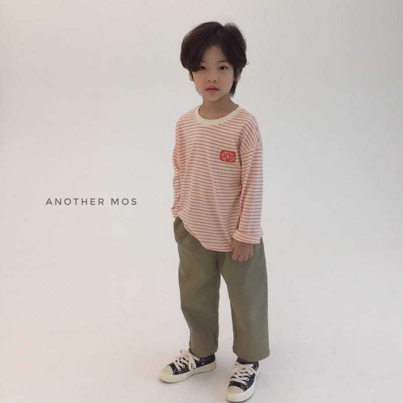 MOS BEBE - Korean Children Fashion - #Kfashion4kids - Happy Stripes Tee - 8