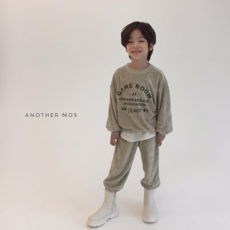 MOS BEBE - Korean Children Fashion - #Kfashion4kids - 1877 Tery Top Bottom Set - 2