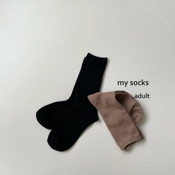 MY SOCKS - Korean Children Fashion - #Kfashion4kids - Adult Day Socks - 4