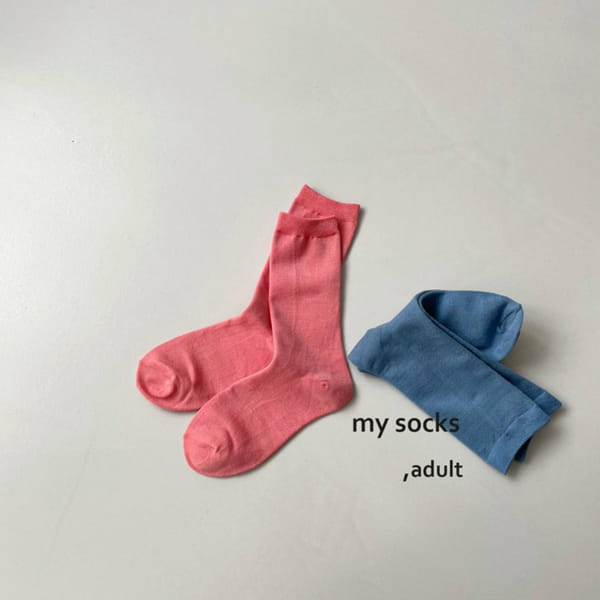 MY SOCKS - Korean Children Fashion - #Kfashion4kids - Adult Day Socks - 6