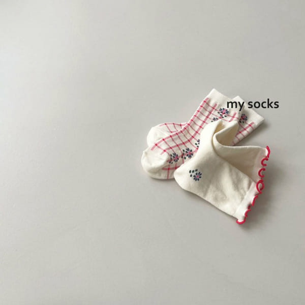 MY SOCKS - Korean Children Fashion - #Kfashion4kids - Sleeping Socks [set of 2] - 3