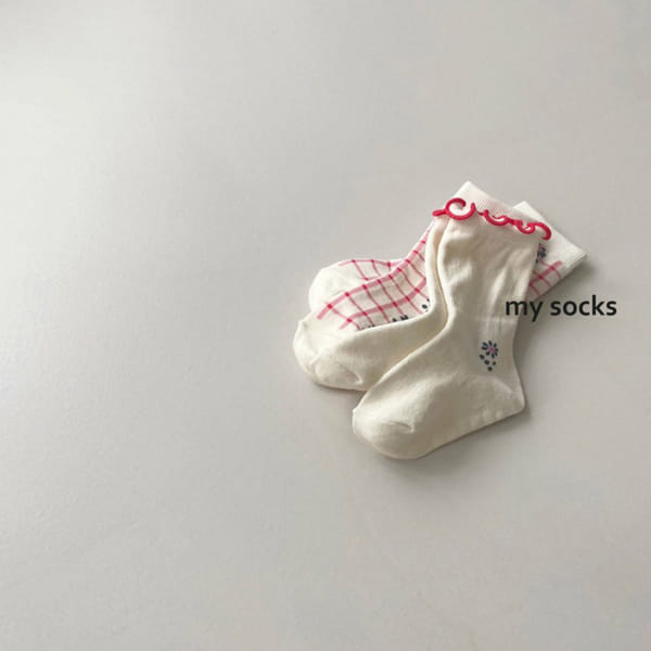 MY SOCKS - Korean Children Fashion - #Kfashion4kids - Sleeping Socks [set of 2] - 5
