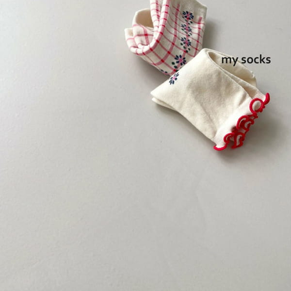 MY SOCKS - Korean Children Fashion - #Kfashion4kids - Sleeping Socks [set of 2] - 6