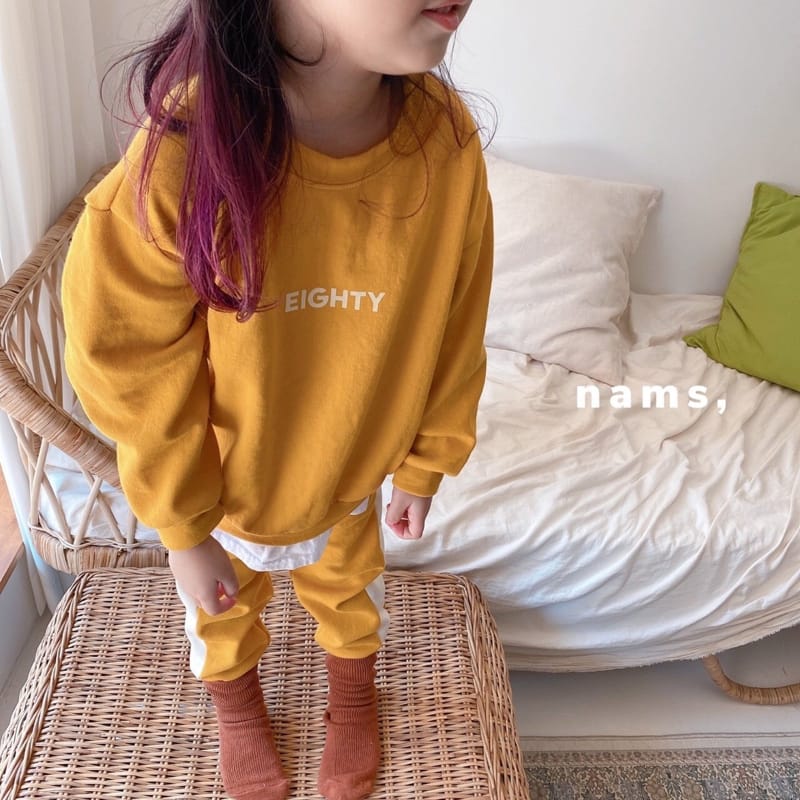 NAMS - Korean Children Fashion - #Kfashion4kids - Eighty Top Bottom Set - 2
