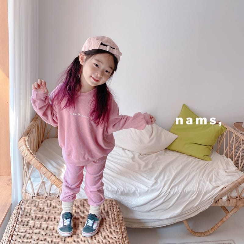 NAMS - Korean Children Fashion - #Kfashion4kids - Vibe Terry Top Bottom Set