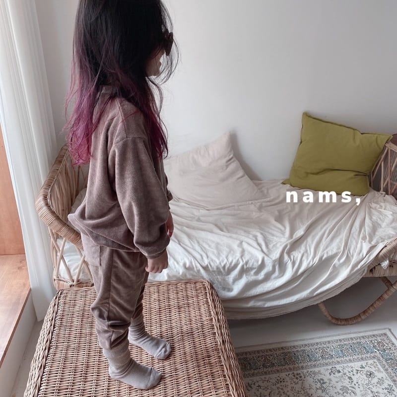 NAMS - Korean Children Fashion - #Kfashion4kids - Vibe Terry Top Bottom Set - 11