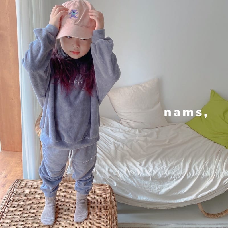 NAMS - Korean Children Fashion - #Kfashion4kids - Vibe Terry Top Bottom Set - 5