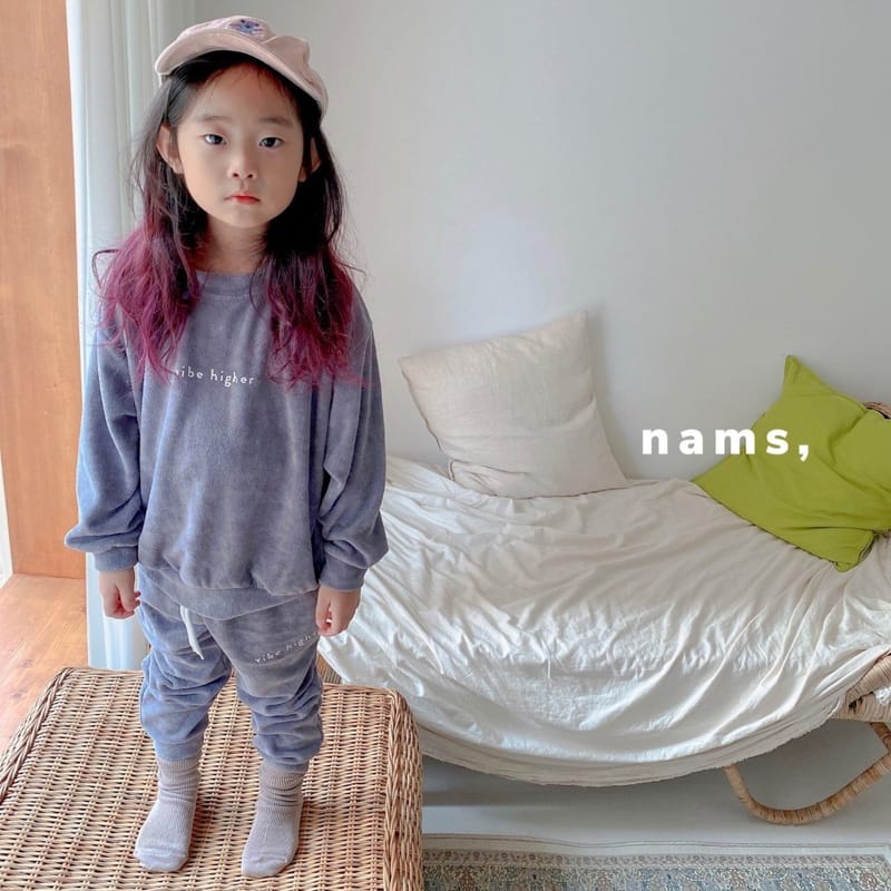 NAMS - Korean Children Fashion - #Kfashion4kids - Vibe Terry Top Bottom Set - 6