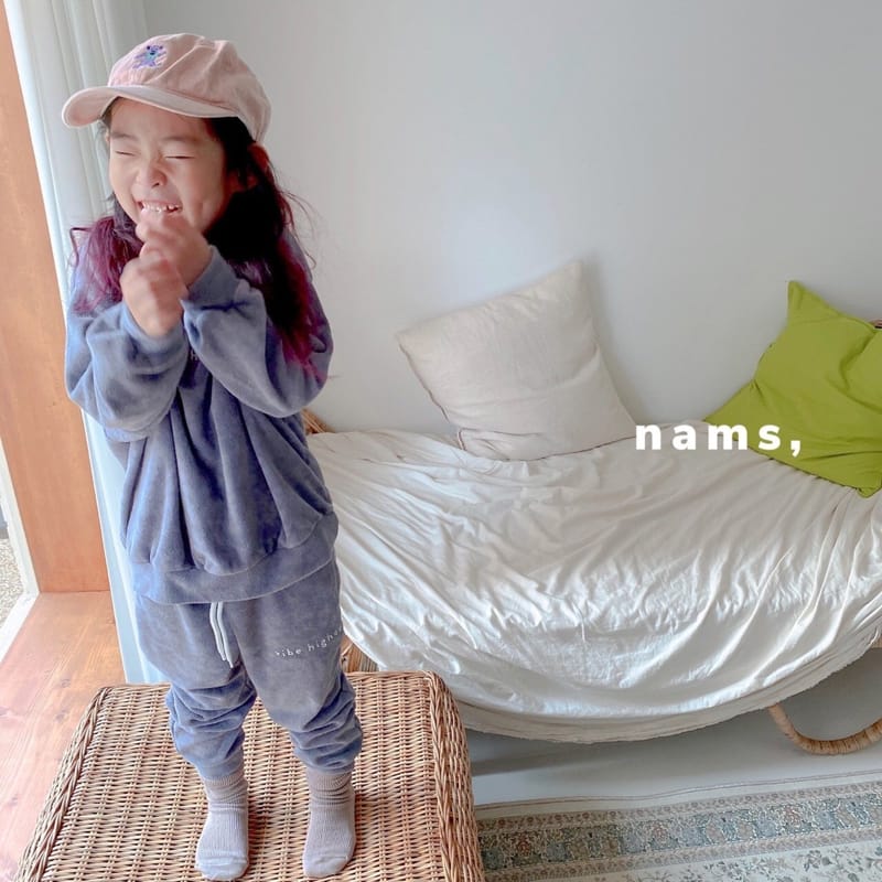 NAMS - Korean Children Fashion - #Kfashion4kids - Vibe Terry Top Bottom Set - 7