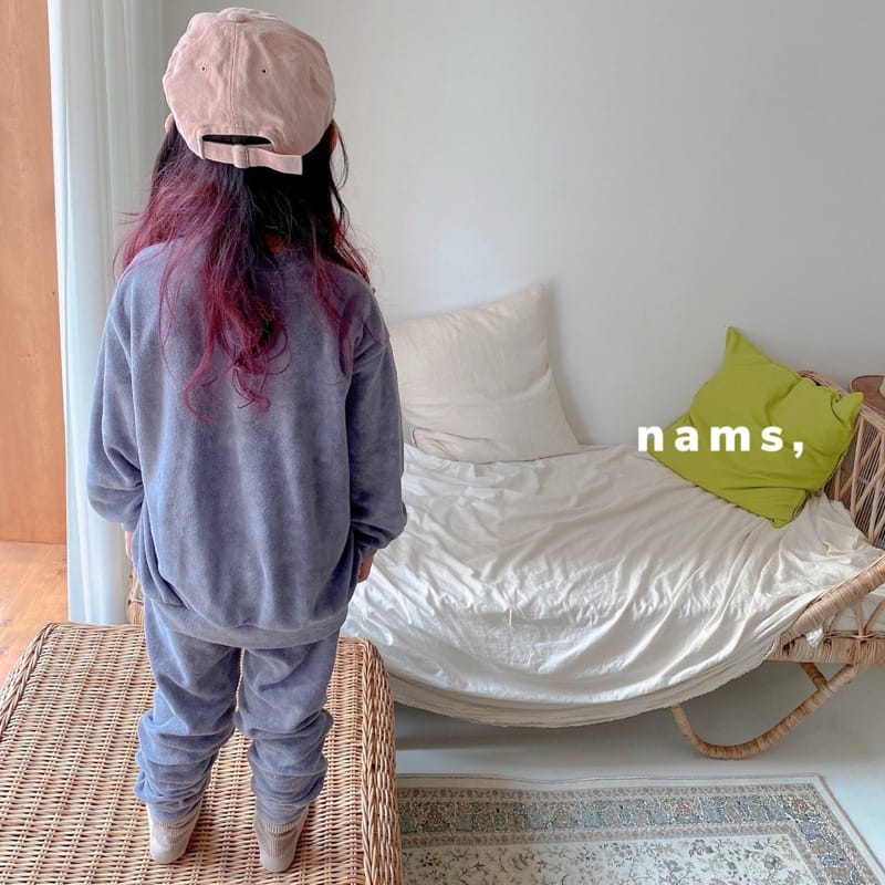 NAMS - Korean Children Fashion - #Kfashion4kids - Vibe Terry Top Bottom Set - 8