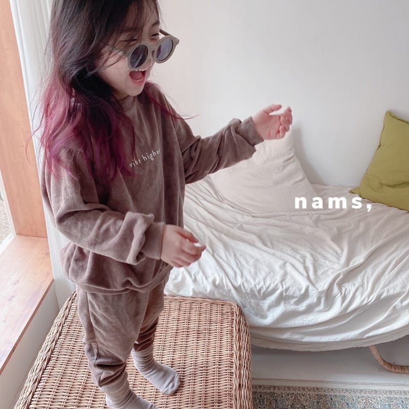 NAMS - Korean Children Fashion - #Kfashion4kids - Vibe Terry Top Bottom Set - 9