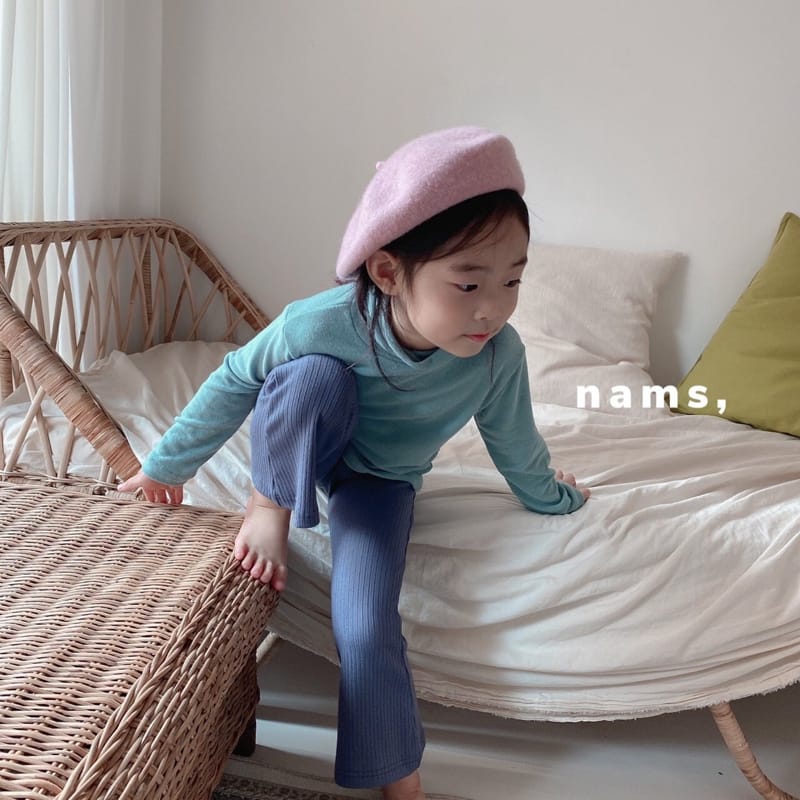 NAMS - Korean Children Fashion - #Kfashion4kids - Bunny Rib Bootscut Pants