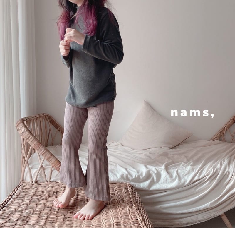 NAMS - Korean Children Fashion - #Kfashion4kids - Bunny Rib Bootscut Pants - 6