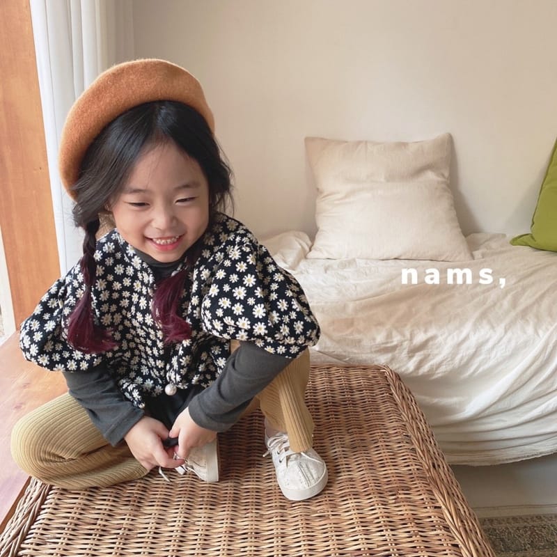 NAMS - Korean Children Fashion - #Kfashion4kids - Daisy Puff Cardigan
