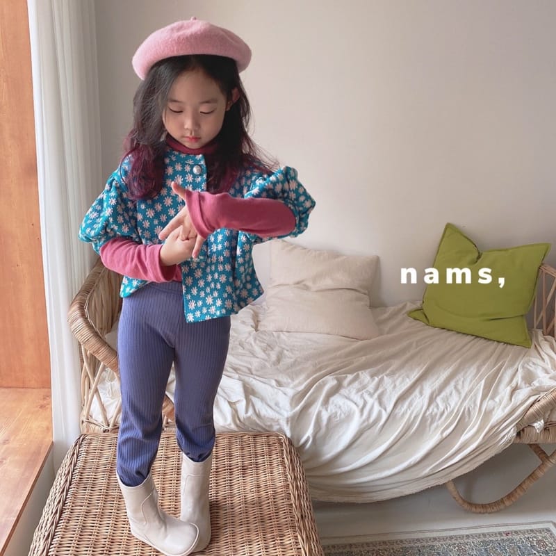 NAMS - Korean Children Fashion - #Kfashion4kids - Daisy Puff Cardigan - 10
