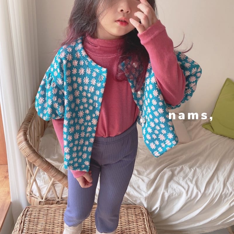 NAMS - Korean Children Fashion - #Kfashion4kids - Daisy Puff Cardigan - 12