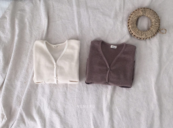 NENERU - Korean Children Fashion - #Kfashion4kids - Bebe Waffle Cardigan - 8