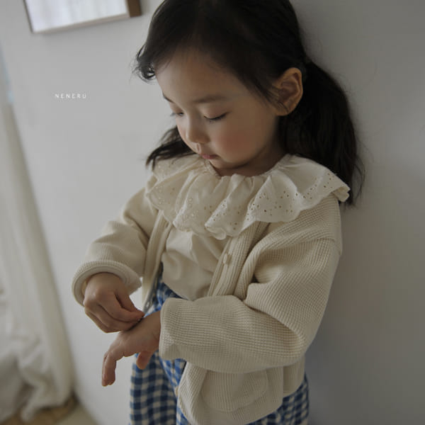 NENERU - Korean Children Fashion - #Kfashion4kids - Waffle Cardigan