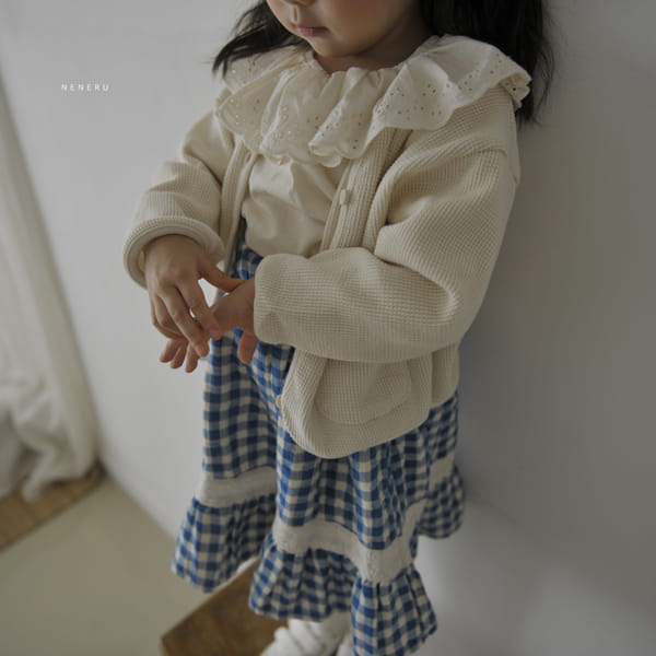 NENERU - Korean Children Fashion - #Kfashion4kids - Waffle Cardigan - 2