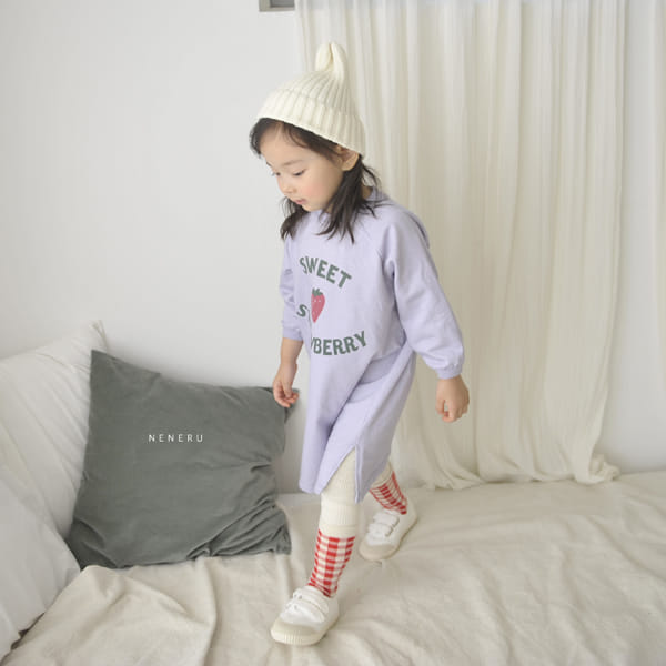 NENERU - Korean Children Fashion - #Kfashion4kids - Strawberry One-piece - 3