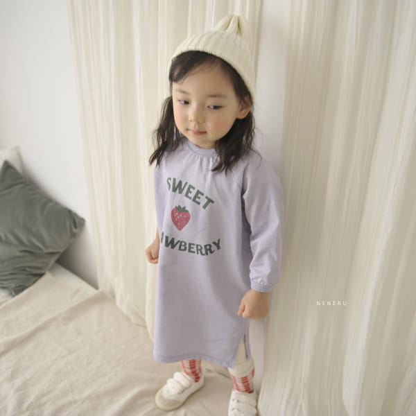 NENERU - Korean Children Fashion - #Kfashion4kids - Strawberry One-piece - 5