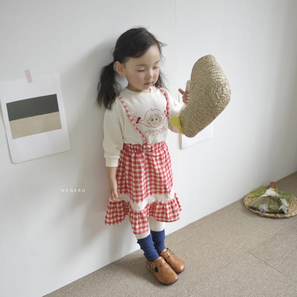 NENERU - Korean Children Fashion - #Kfashion4kids - Shally Check Skirt - 10