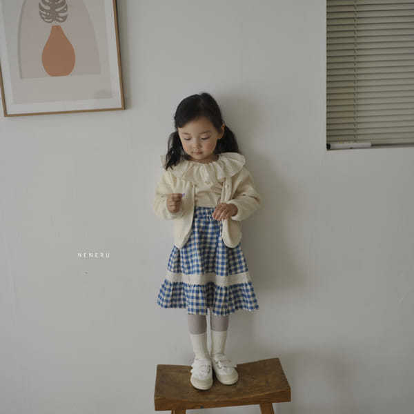 NENERU - Korean Children Fashion - #Kfashion4kids - Shally Check Skirt - 2