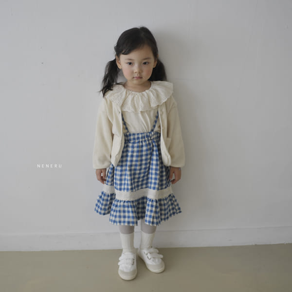 NENERU - Korean Children Fashion - #Kfashion4kids - Shally Check Skirt - 8