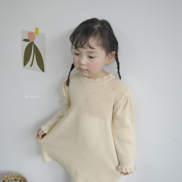 NENERU - Korean Children Fashion - #Kfashion4kids - Bonjour Knit One-piece