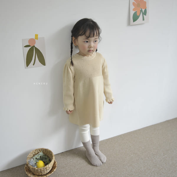 NENERU - Korean Children Fashion - #Kfashion4kids - Bonjour Knit One-piece - 2