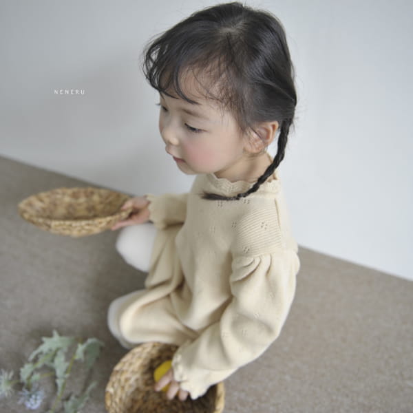 NENERU - Korean Children Fashion - #Kfashion4kids - Bonjour Knit One-piece - 3