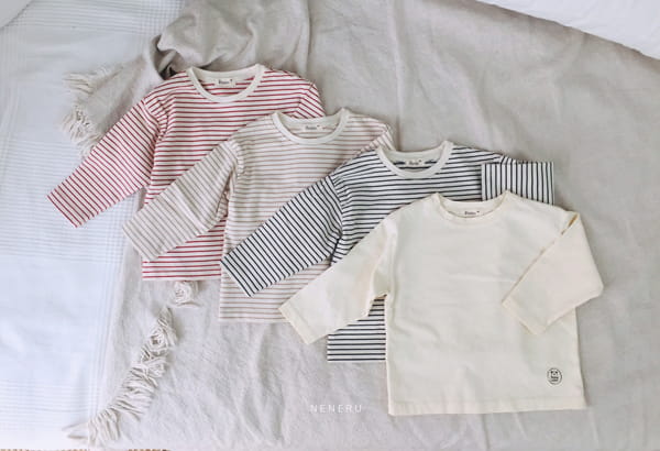 NENERU - Korean Children Fashion - #Kfashion4kids - Bebe Popo Stripes Tee