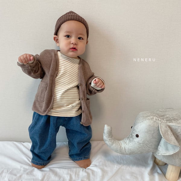 NENERU - Korean Children Fashion - #Kfashion4kids - Bebe Popo Stripes Tee - 5