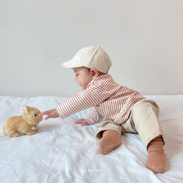 NENERU - Korean Children Fashion - #Kfashion4kids - Bebe Popo Stripes Tee - 9