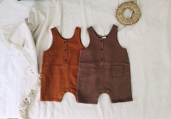 NENERU - Korean Children Fashion - #Kfashion4kids - Bebe Circle Dungarees