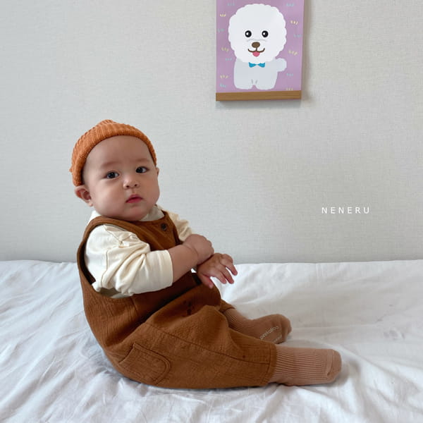NENERU - Korean Children Fashion - #Kfashion4kids - Bebe Circle Dungarees - 4