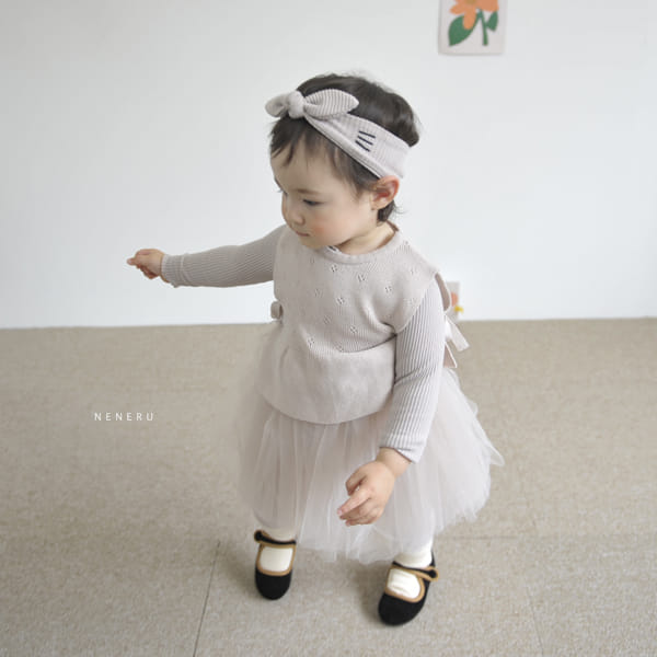 NENERU - Korean Children Fashion - #Kfashion4kids - Bebe Nene Bodysuit Leggings Hat Set - 4