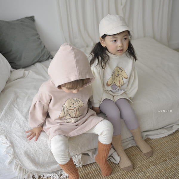 NENERU - Korean Children Fashion - #Kfashion4kids - Rabbit Hoody Long One-piece - 12