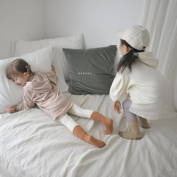 NENERU - Korean Children Fashion - #Kfashion4kids - Rabbit Hoody Long One-piece - 4