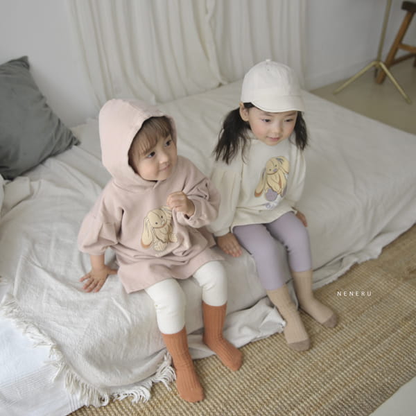 NENERU - Korean Children Fashion - #Kfashion4kids - Rabbit Hoody Long One-piece - 9