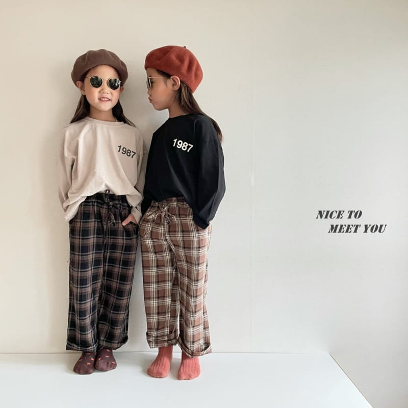 NICE TO MEET YOU - Korean Children Fashion - #Kfashion4kids - 1987 Tee - 10