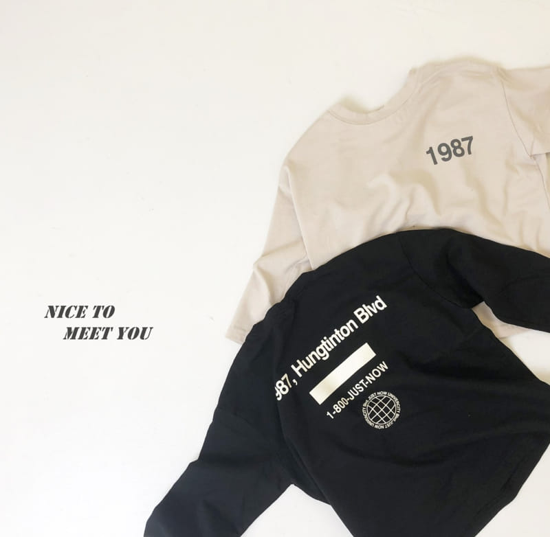 NICE TO MEET YOU - Korean Children Fashion - #Kfashion4kids - 1987 Tee - 11