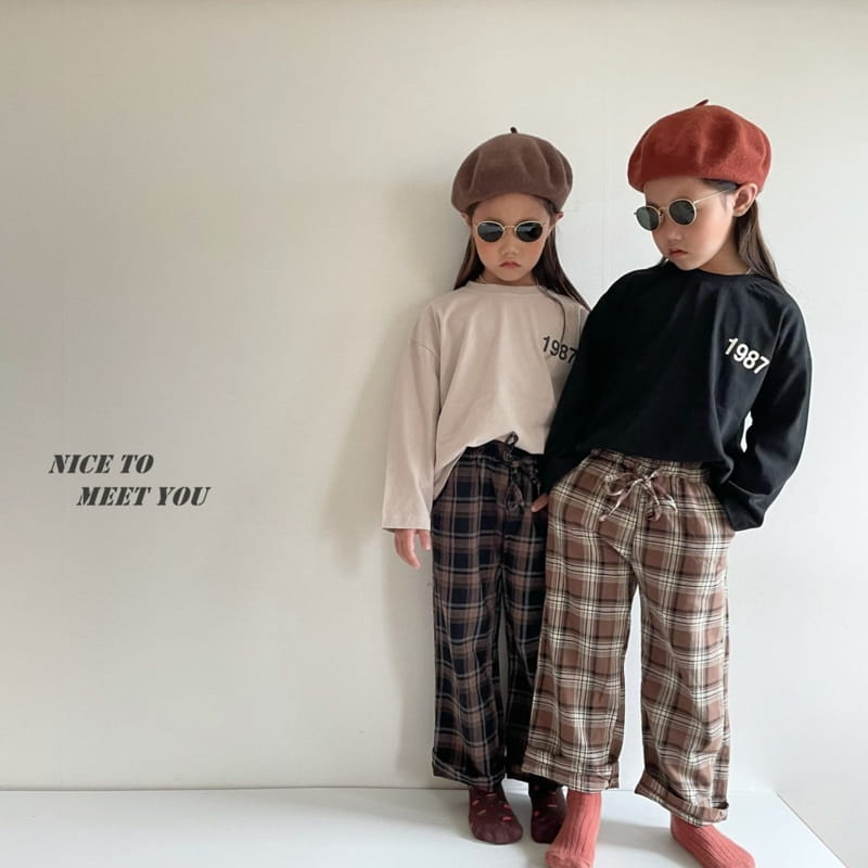 NICE TO MEET YOU - Korean Children Fashion - #Kfashion4kids - 1987 Tee - 6