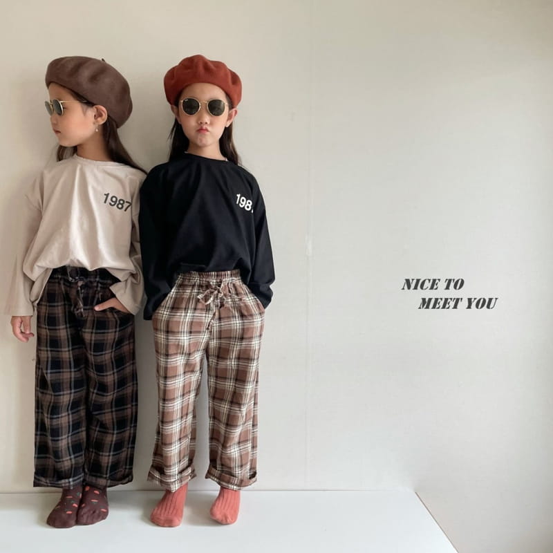 NICE TO MEET YOU - Korean Children Fashion - #Kfashion4kids - 1987 Tee - 7