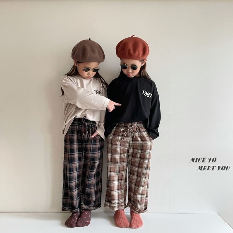 NICE TO MEET YOU - Korean Children Fashion - #Kfashion4kids - 1987 Tee - 8