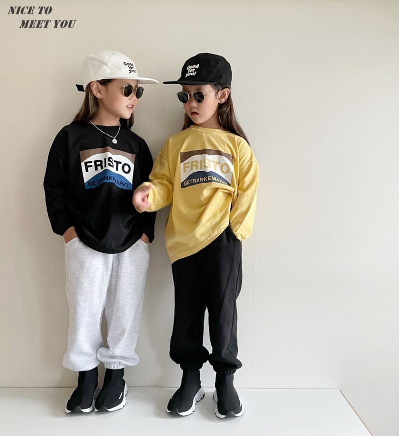 NICE TO MEET YOU - Korean Children Fashion - #Kfashion4kids - Fristo Tee